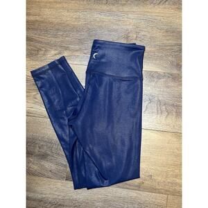 ZYIA Metallic Blue light n tight Leggings 2